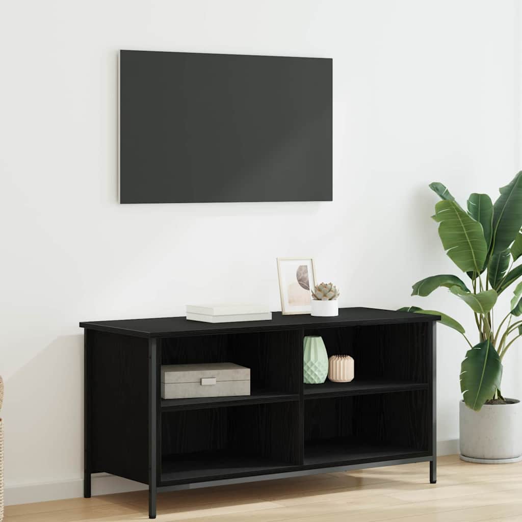Ντουλάπι TV Μαύρη Οξυά 100 x 40 x 50 cm Επεξεργασμένο ξύλο