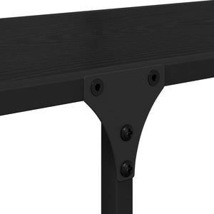 Ράφι Βιβλίων Μαύρη δρυς 100 x 32 x 170 εκ Επεξεργασμένο ξύλο - Pakobazaar