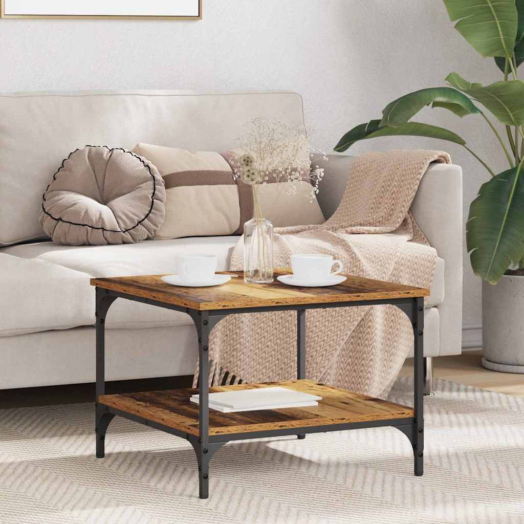 Τραπεζάκι σαλονιού Παλιό Ξύλο 55 x 55 x 40 cm - Pakobazaar