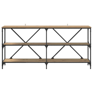 Τραπέζι κονσόλας με ράφι Artisan Oak 160 x 30 x 75 εκ - Pakobazaar