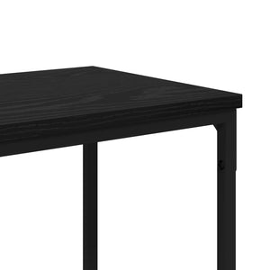Τραπέζι κονσόλας Μαύρη Οξυά 160 x 30 x 75 εκ Επεξεργασμένο ξύλο - Pakobazaar