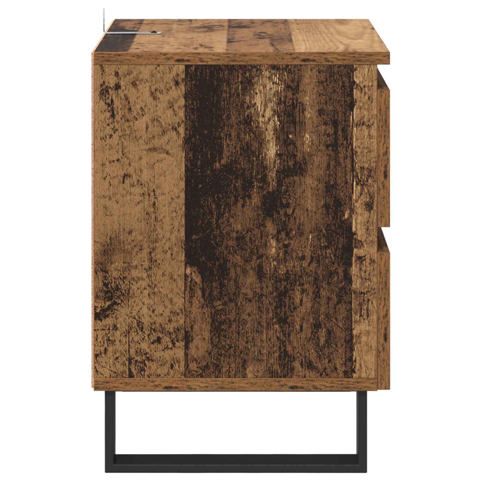 Κομοδίνο 2 pcs Παλιό ξύλο 40 x 35 x 50 εκ. Επεξεργασμένο ξύλο - Pakobazaar