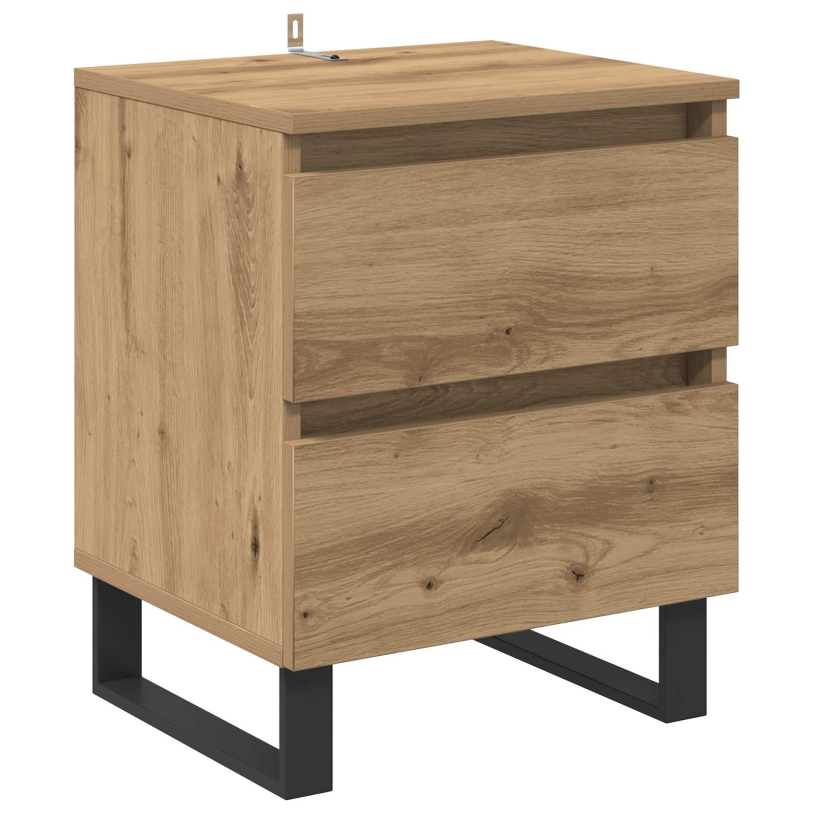Κομοδίνο 2 pcs Artisan Oak 40 x 35 x 50 εκ. Επεξεργασμένο ξύλο - Pakobazaar