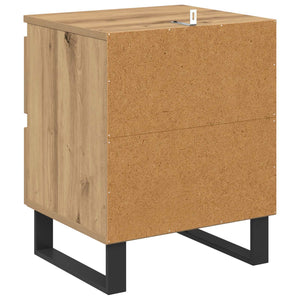Κομοδίνο 2 pcs Artisan Oak 40 x 35 x 50 εκ. Επεξεργασμένο ξύλο - Pakobazaar