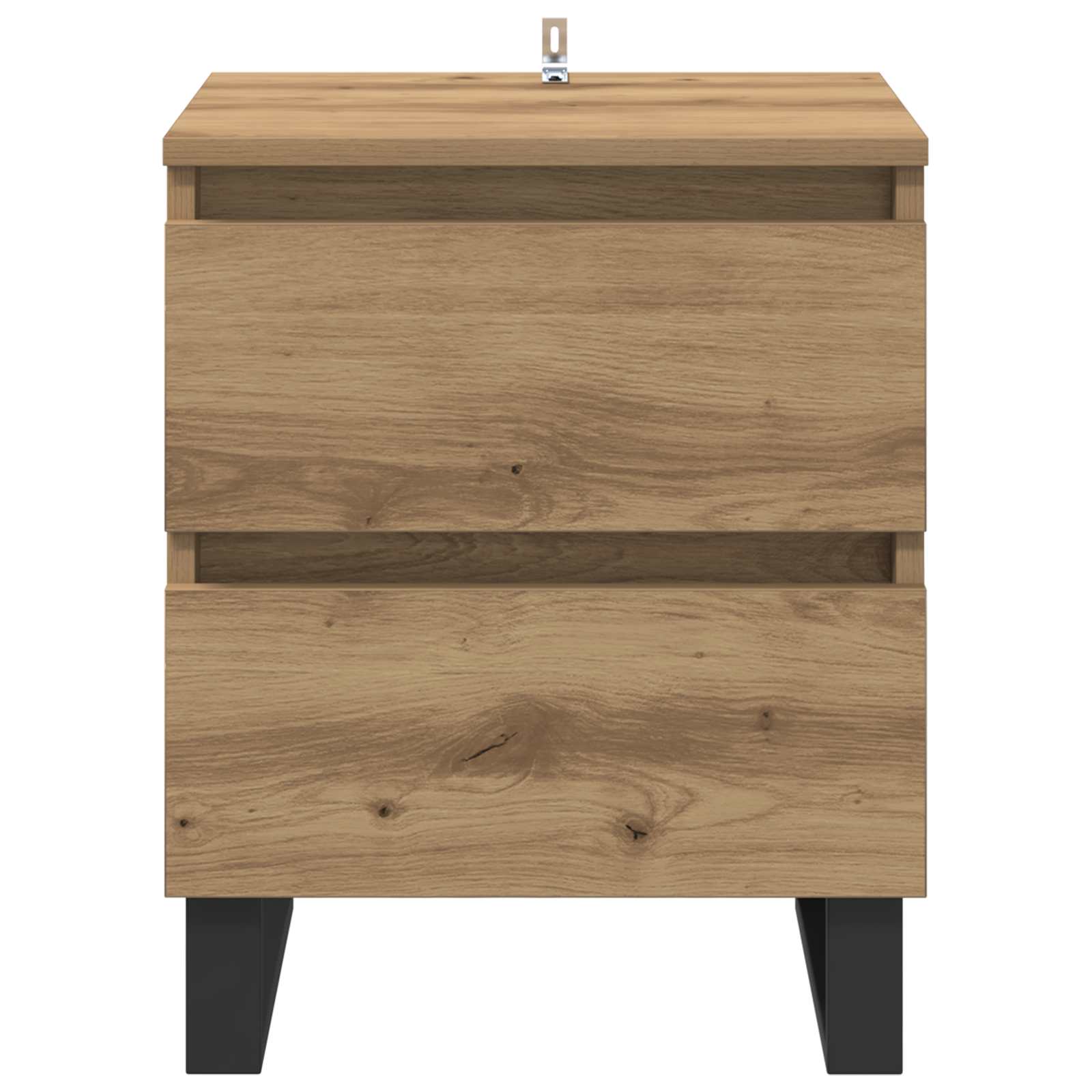 Κομοδίνο 2 pcs Artisan Oak 40 x 35 x 50 εκ. Επεξεργασμένο ξύλο - Pakobazaar