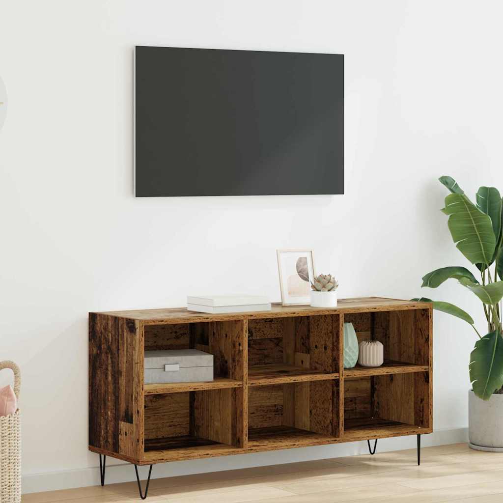 Ντουλάπι TV Παλιό Ξύλο 103,5 x 30 x 50 εκ Επεξεργασμένο ξύλο
