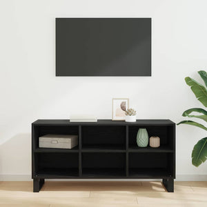 Ντουλάπι TV 103,5 x 30 x 50 εκ Μαύρη Οξυά Επεξεργασμένο Ξύλο
