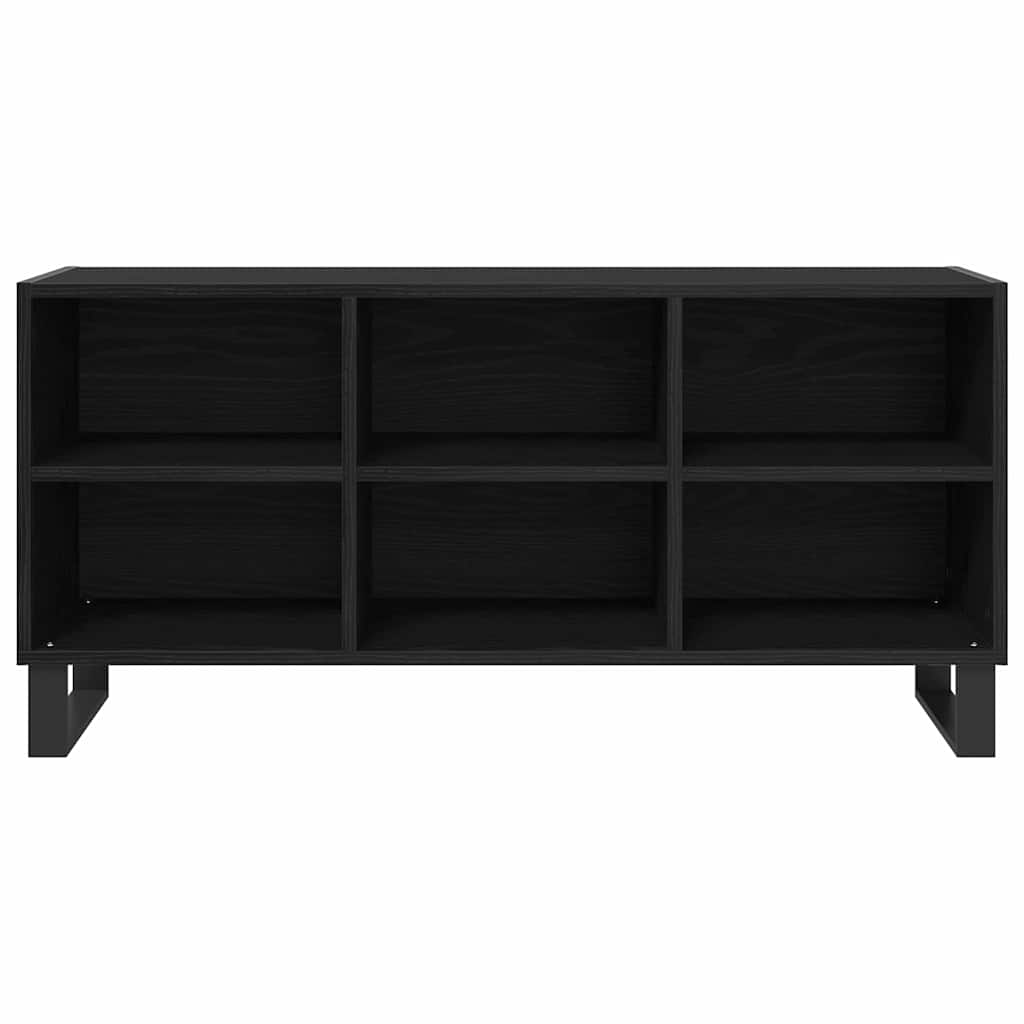 Ντουλάπι TV Μαύρη Οξυά 103,5 x 30 x 50 εκ Επεξεργασμένο ξύλο