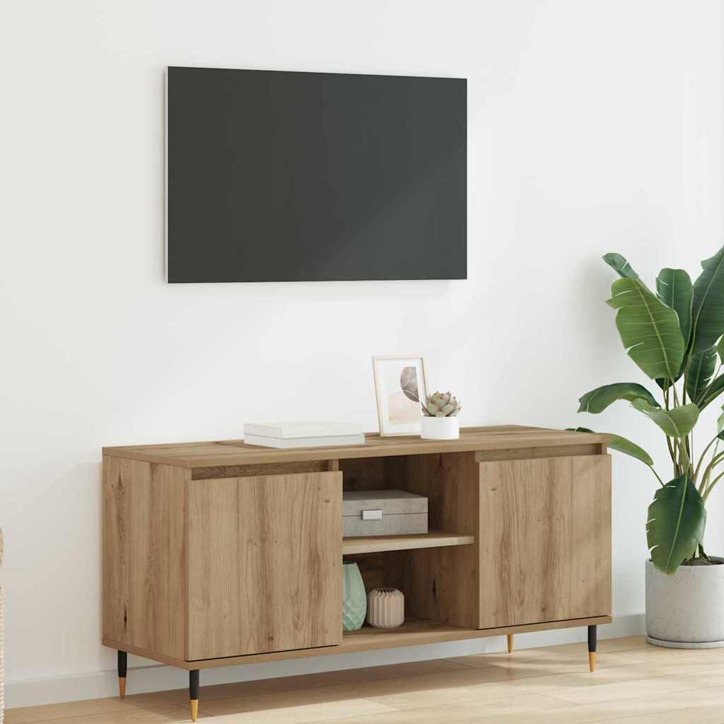 Ντουλάπι TV Artisan Oak 104 x 35 x 50 εκ. Επεξεργασμένο ξύλο - Pakobazaar