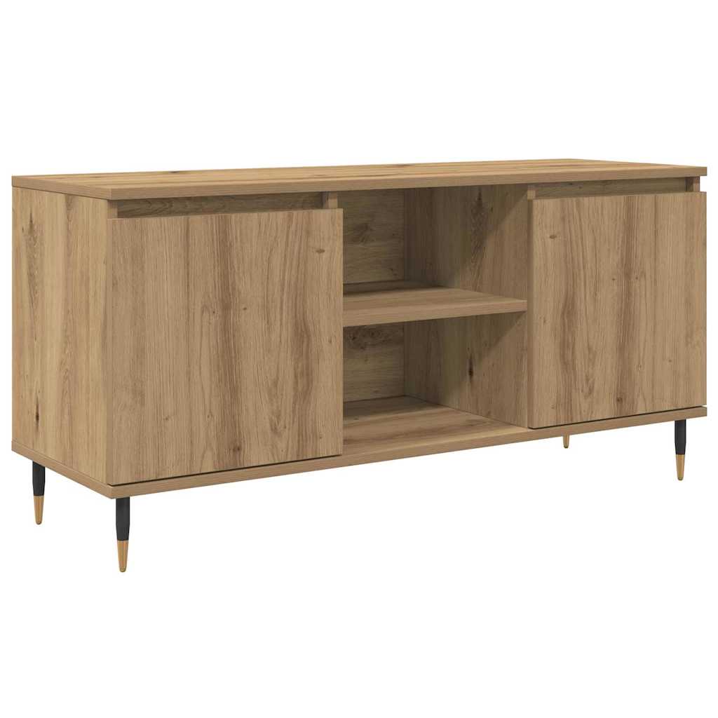 Ντουλάπι TV Artisan Oak 104 x 35 x 50 εκ. Επεξεργασμένο ξύλο - Pakobazaar