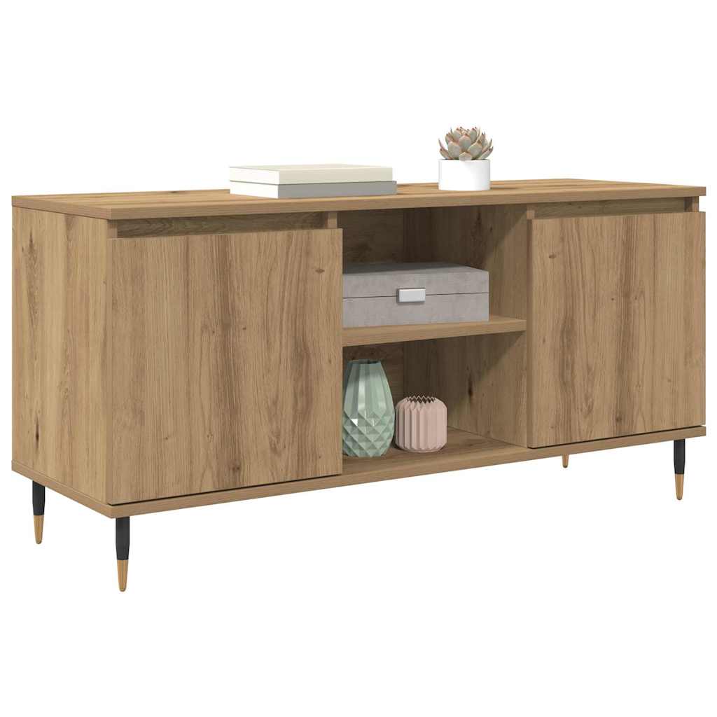 Ντουλάπι TV Artisan Oak 104 x 35 x 50 εκ. Επεξεργασμένο ξύλο - Pakobazaar