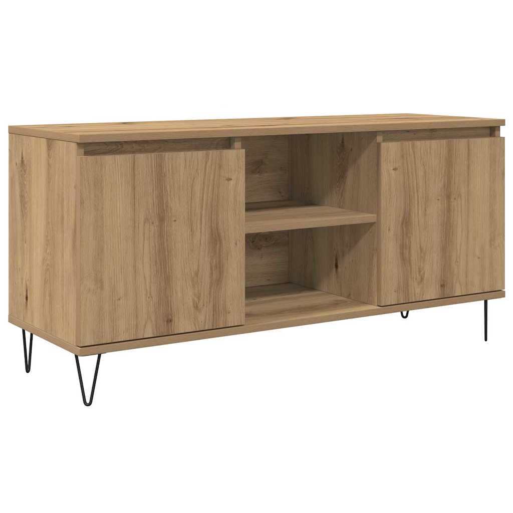 Ντουλάπι TV Artisan Oak 104 x 35 x 50 εκ. Επεξεργασμένο ξύλο - Pakobazaar
