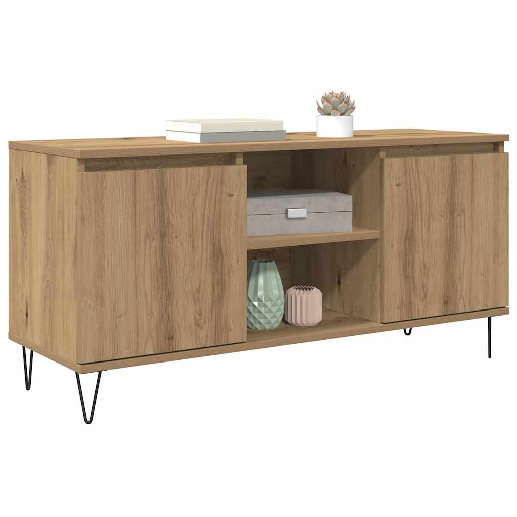 Ντουλάπι TV Artisan Oak 104 x 35 x 50 εκ. Επεξεργασμένο ξύλο - Pakobazaar