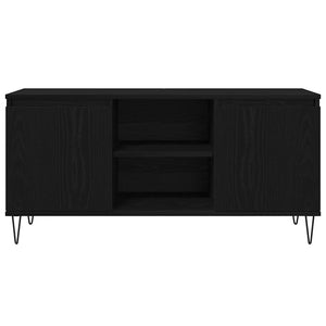Ντουλάπι TV Μαύρη Οξυά 104 x 35 x 50 εκ. Επεξεργασμένο ξύλο - Pakobazaar