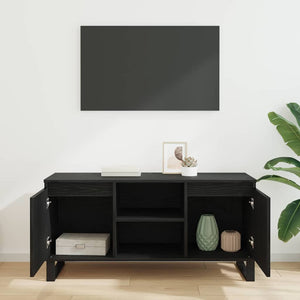 Ντουλάπι TV Μαύρη Οξυά 104 x 35 x 50 εκ. Επεξεργασμένο ξύλο - Pakobazaar