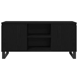 Ντουλάπι TV Μαύρη Οξυά 104 x 35 x 50 εκ. Επεξεργασμένο ξύλο - Pakobazaar