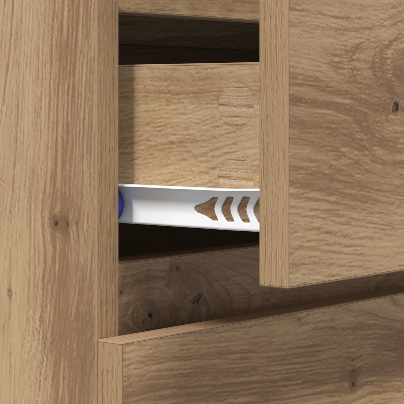 Πλαϊνό γραφείο Artisan Oak 60 x 35 x 70 cm Επεξεργασμένο ξύλο - Pakobazaar