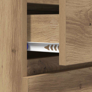 Πλαϊνό γραφείο Artisan Oak 60 x 35 x 70 cm Επεξεργασμένο ξύλο - Pakobazaar