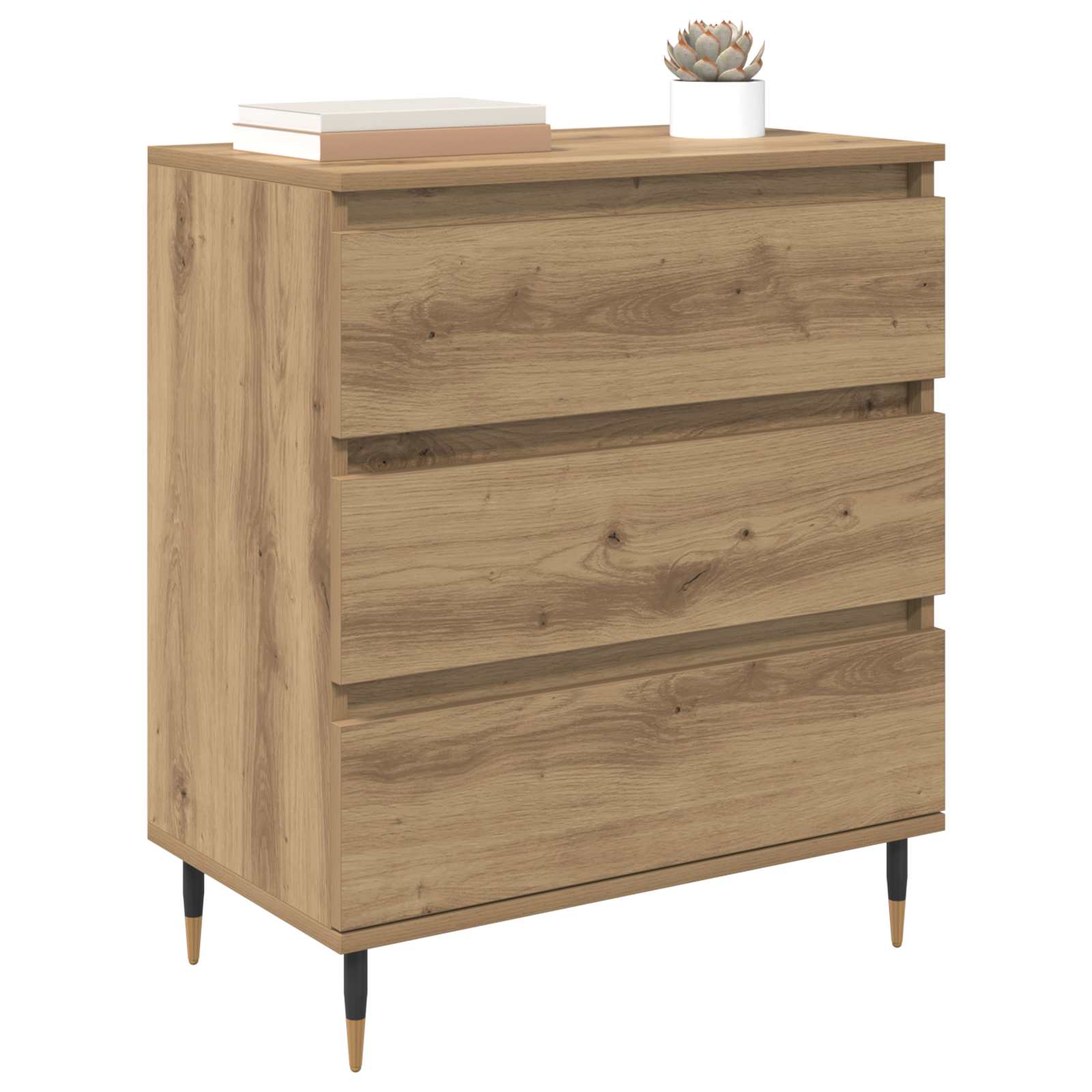 Πλαϊνό γραφείο Artisan Oak 60 x 35 x 70 cm Επεξεργασμένο ξύλο - Pakobazaar