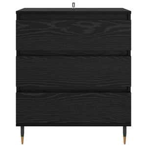 Πλαϊνό γραφείο Μαύρη Οξυά 60 x 35 x 70 cm Επεξεργασμένο ξύλο - Pakobazaar