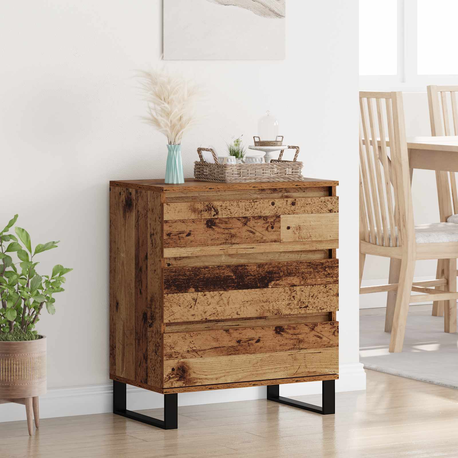 Πλαϊνό γραφείο Παλιό Ξύλο 60 x 35 x 70 cm Επεξεργασμένο ξύλο - Pakobazaar
