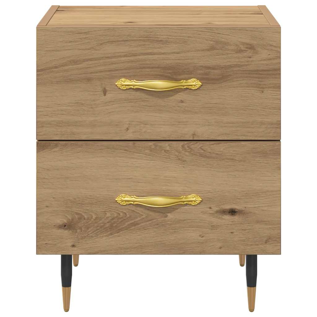 Κομοδίνο 2 pcs Artisan Oak 40 x 35 x 47,5 εκ Επεξεργασμένο ξύλο