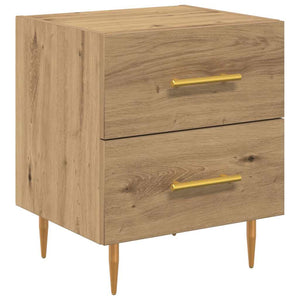 Κομοδίνο 2 pcs Artisan Oak 40 x 35 x 47,5 εκ Επεξεργασμένο ξύλο - Pakobazaar