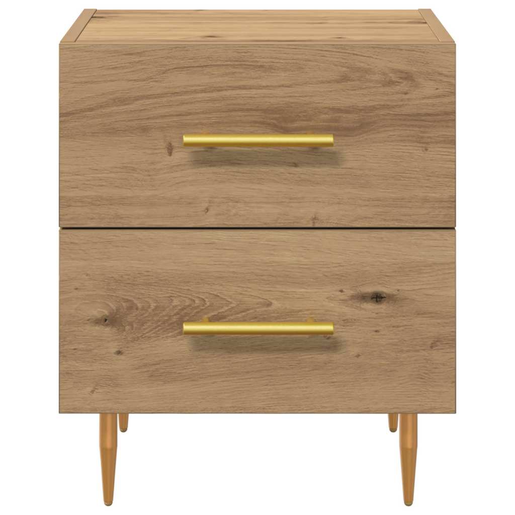 Κομοδίνο 2 pcs Artisan Oak 40 x 35 x 47,5 εκ Επεξεργασμένο ξύλο - Pakobazaar