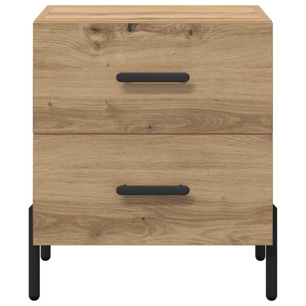Κομοδίνο 2 pcs Artisan Oak 40 x 35 x 47,5 εκ Επεξεργασμένο ξύλο