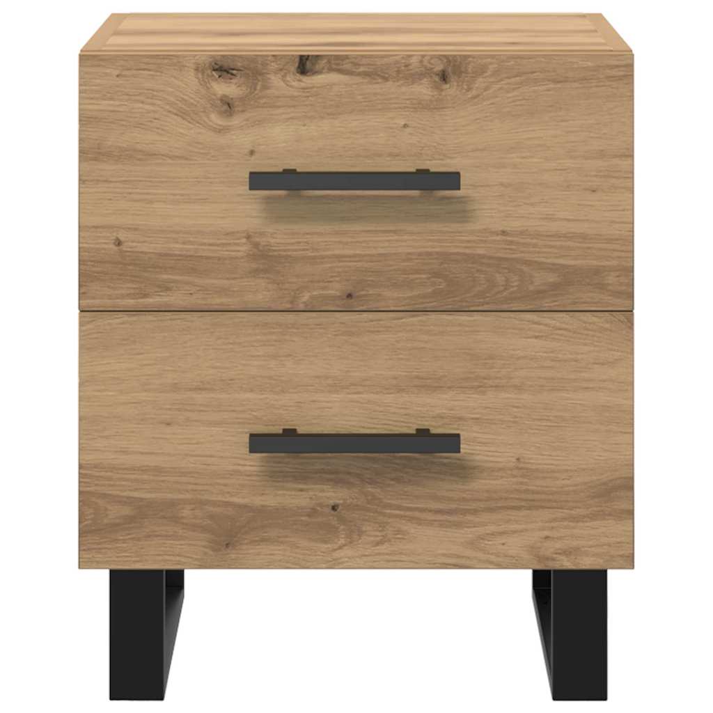 Κομοδίνο 2 pcs Artisan Oak 40 x 35 x 47,5 εκ Επεξεργασμένο ξύλο - Pakobazaar