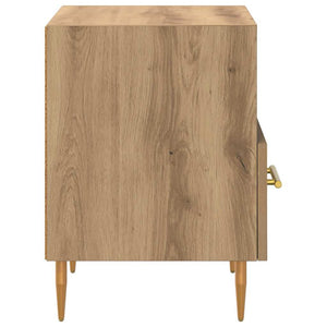 Κομοδίνο 2 pcs Καφέ 40 x 35 x 47,5 εκ Επεξεργασμένο ξύλο - Pakobazaar