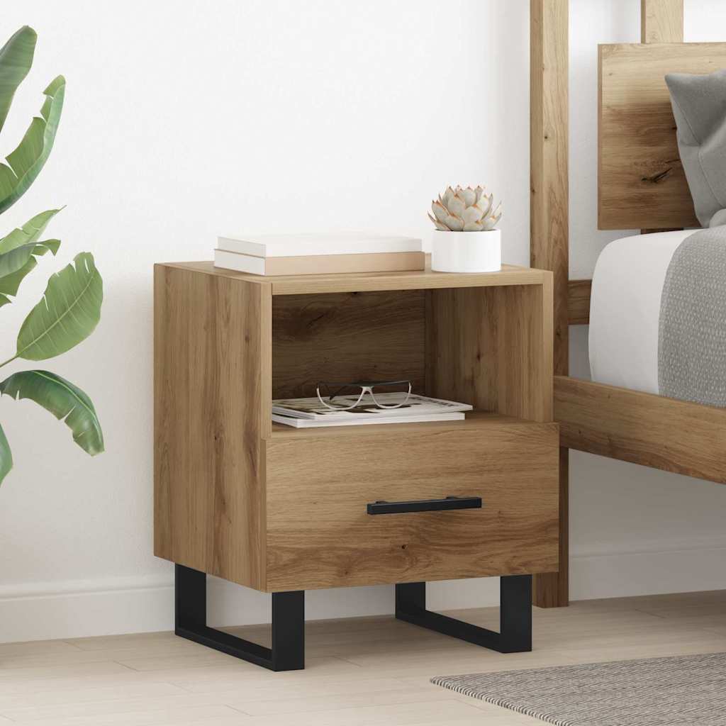 Κομοδίνο Artisan Oak 40 x 35 x 47,5 εκ Επεξεργασμένο ξύλο - Pakobazaar