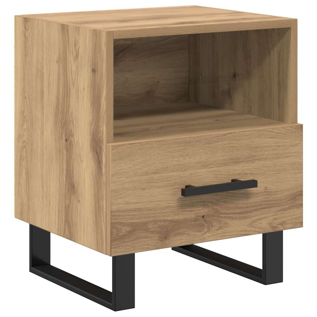 Κομοδίνο 2 pcs Artisan Oak 40 x 35 x 47,5 εκ Επεξεργασμένο ξύλο