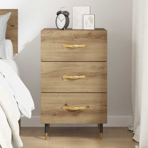 Κομοδίνο Artisan Oak 40 x 40 x 66 εκ. Επεξεργασμένο ξύλο - Pakobazaar