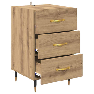 Κομοδίνο Artisan Oak 40 x 40 x 66 εκ. Επεξεργασμένο ξύλο - Pakobazaar