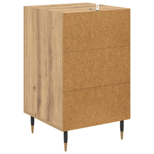 Κομοδίνο Artisan Oak 40 x 40 x 66 εκ. Επεξεργασμένο ξύλο - Pakobazaar