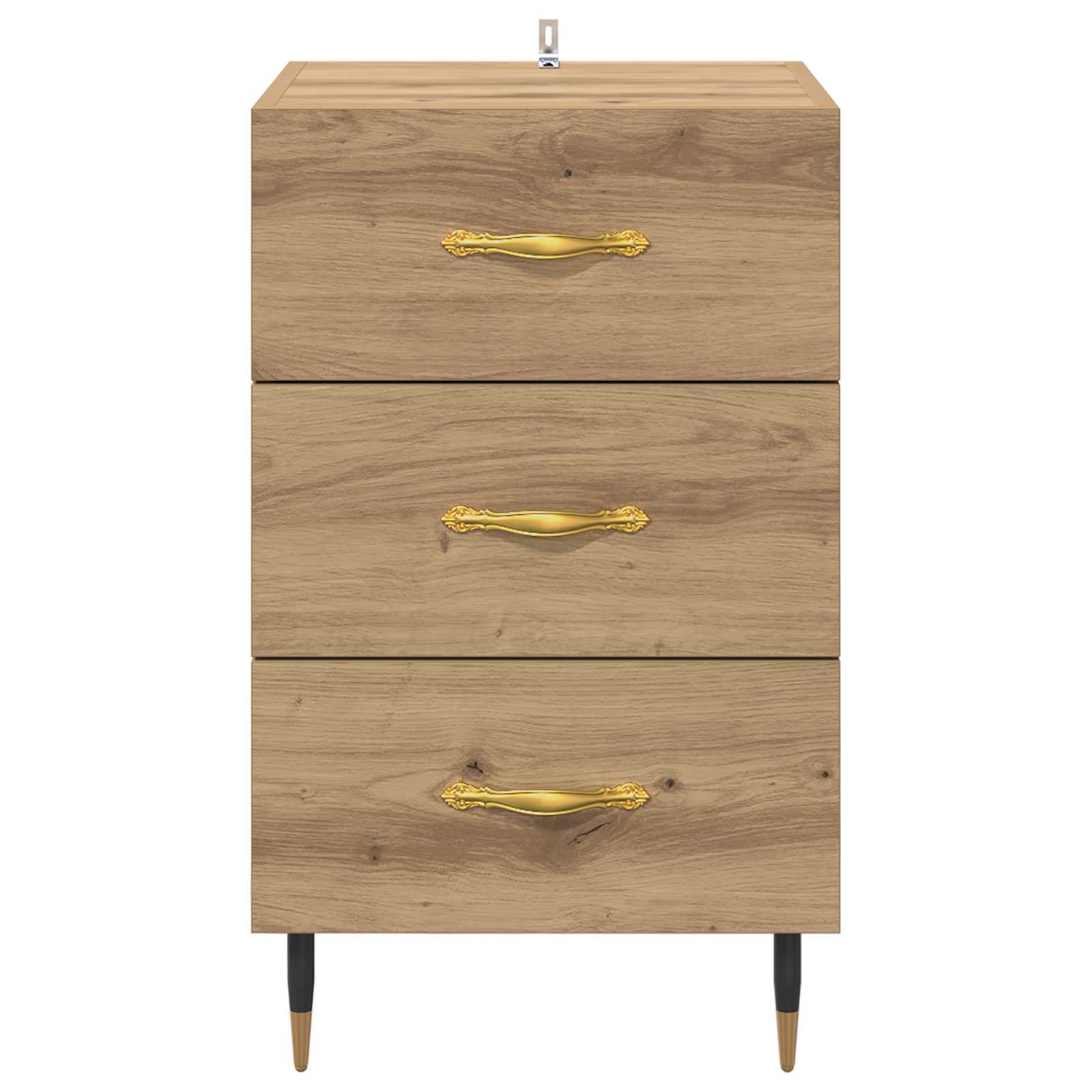 Κομοδίνο Artisan Oak 40 x 40 x 66 εκ. Επεξεργασμένο ξύλο - Pakobazaar