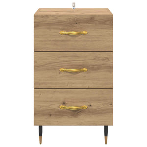 Κομοδίνο Artisan Oak 40 x 40 x 66 εκ. Επεξεργασμένο ξύλο - Pakobazaar