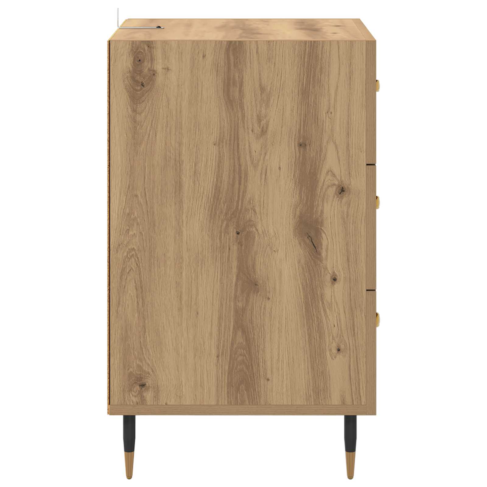 Κομοδίνο Artisan Oak 40 x 40 x 66 εκ. Επεξεργασμένο ξύλο - Pakobazaar