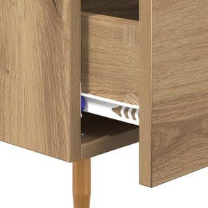 Κομοδίνο Artisan Oak 40 x 40 x 66 εκ. Επεξεργασμένο ξύλο - Pakobazaar
