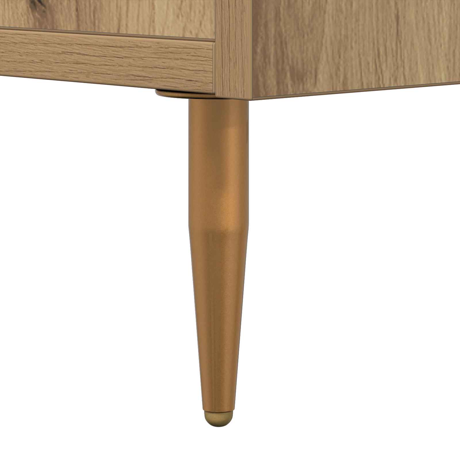 Κομοδίνο Artisan Oak 40 x 40 x 66 εκ. Επεξεργασμένο ξύλο - Pakobazaar