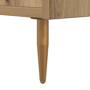 Κομοδίνο Artisan Oak 40 x 40 x 66 εκ. Επεξεργασμένο ξύλο - Pakobazaar