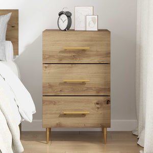 Κομοδίνο Artisan Oak 40 x 40 x 66 εκ. Επεξεργασμένο ξύλο - Pakobazaar