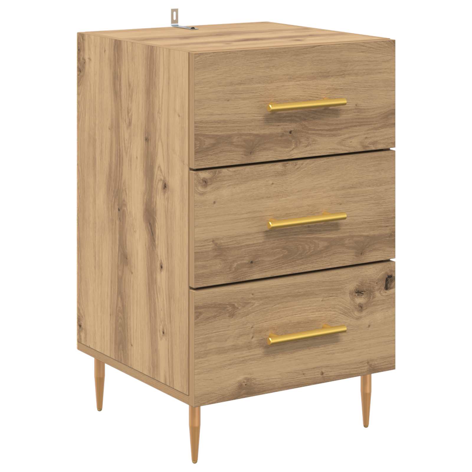 Κομοδίνο Artisan Oak 40 x 40 x 66 εκ. Επεξεργασμένο ξύλο - Pakobazaar