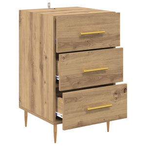 Κομοδίνο Artisan Oak 40 x 40 x 66 εκ. Επεξεργασμένο ξύλο - Pakobazaar