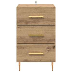 Κομοδίνο Artisan Oak 40 x 40 x 66 εκ. Επεξεργασμένο ξύλο - Pakobazaar