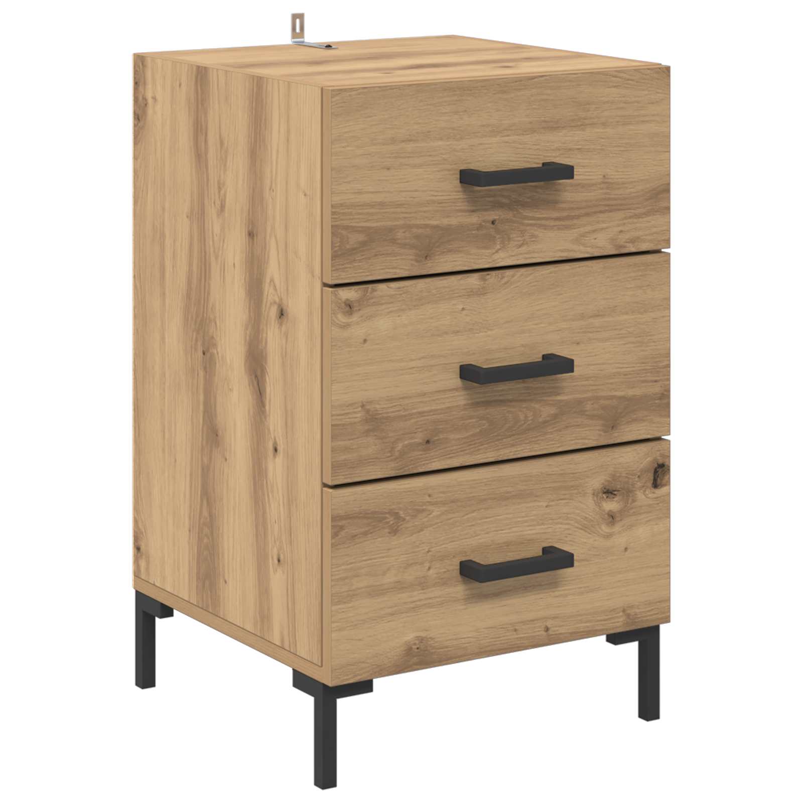 Κομοδίνο Artisan Oak 40 x 40 x 66 εκ. Επεξεργασμένο ξύλο - Pakobazaar