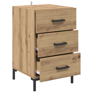 Κομοδίνο Artisan Oak 40 x 40 x 66 εκ. Επεξεργασμένο ξύλο - Pakobazaar