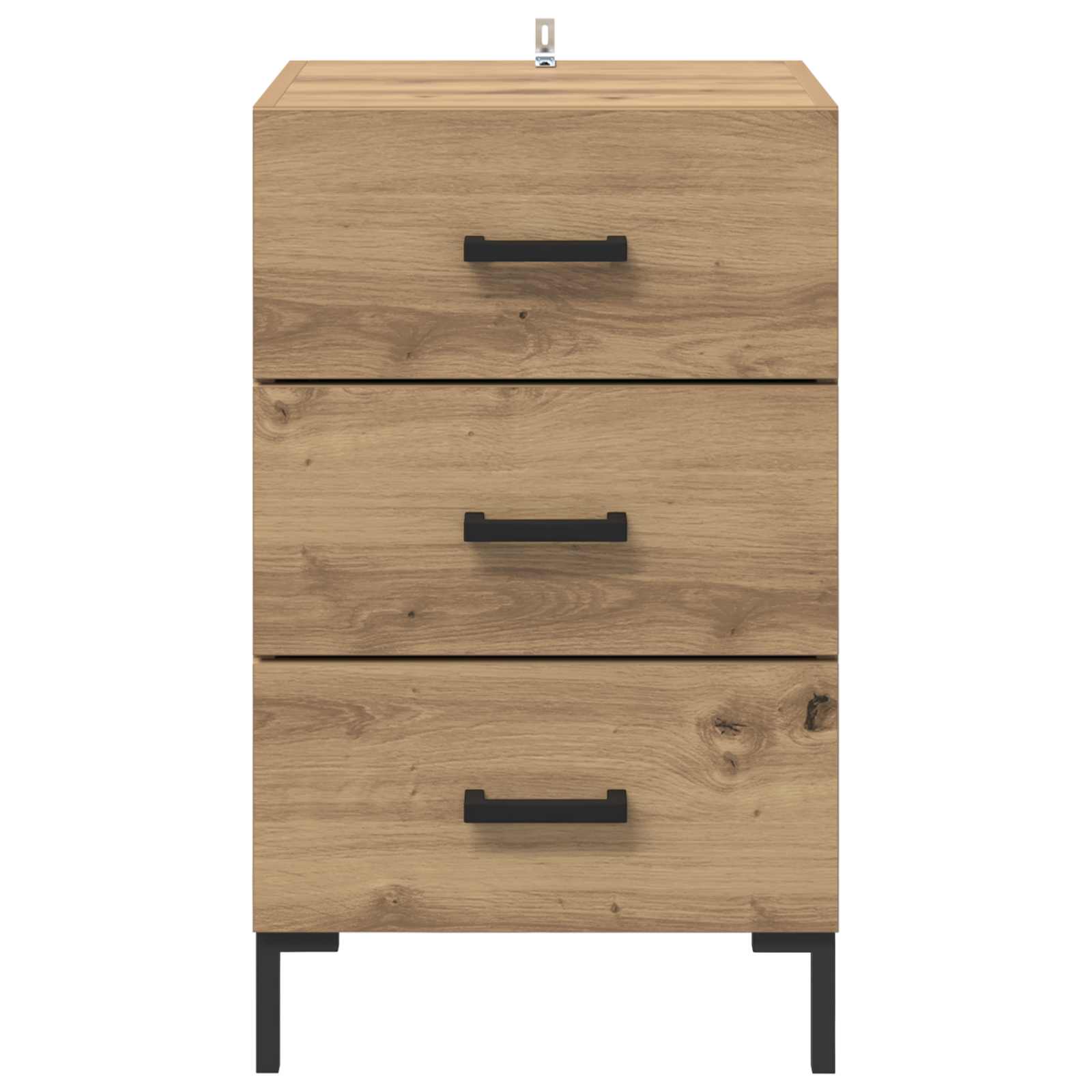 Κομοδίνο Artisan Oak 40 x 40 x 66 εκ. Επεξεργασμένο ξύλο - Pakobazaar