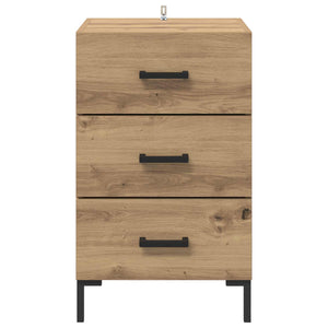 Κομοδίνο Artisan Oak 40 x 40 x 66 εκ. Επεξεργασμένο ξύλο - Pakobazaar